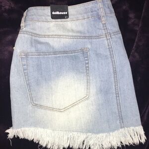 New with tags doll house Jean skirt